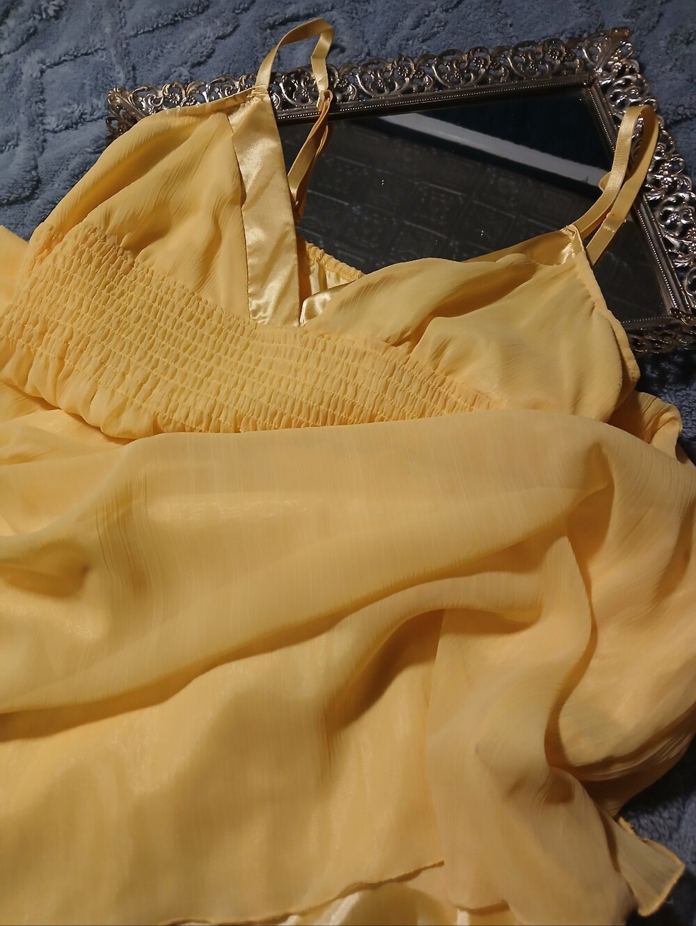 Forever 21 Yellow Babydoll Dress